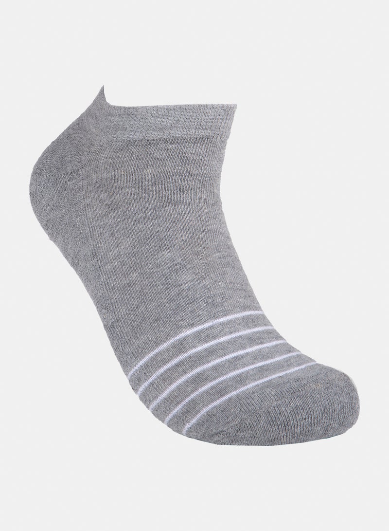 Odds Men's Pack of 3 Half Terry Ankle Patterned Socks - Image 4